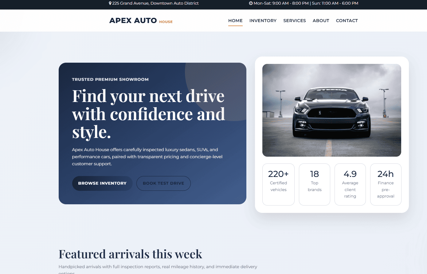 Apex Autos House