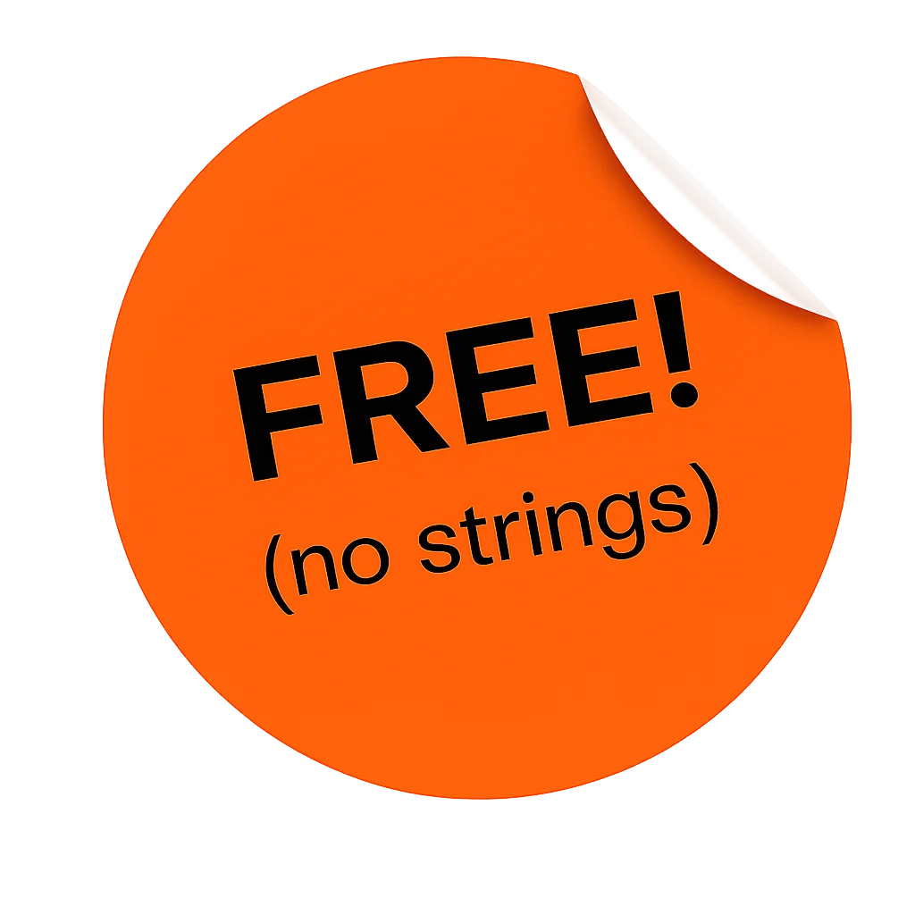 FREE! (no strings)