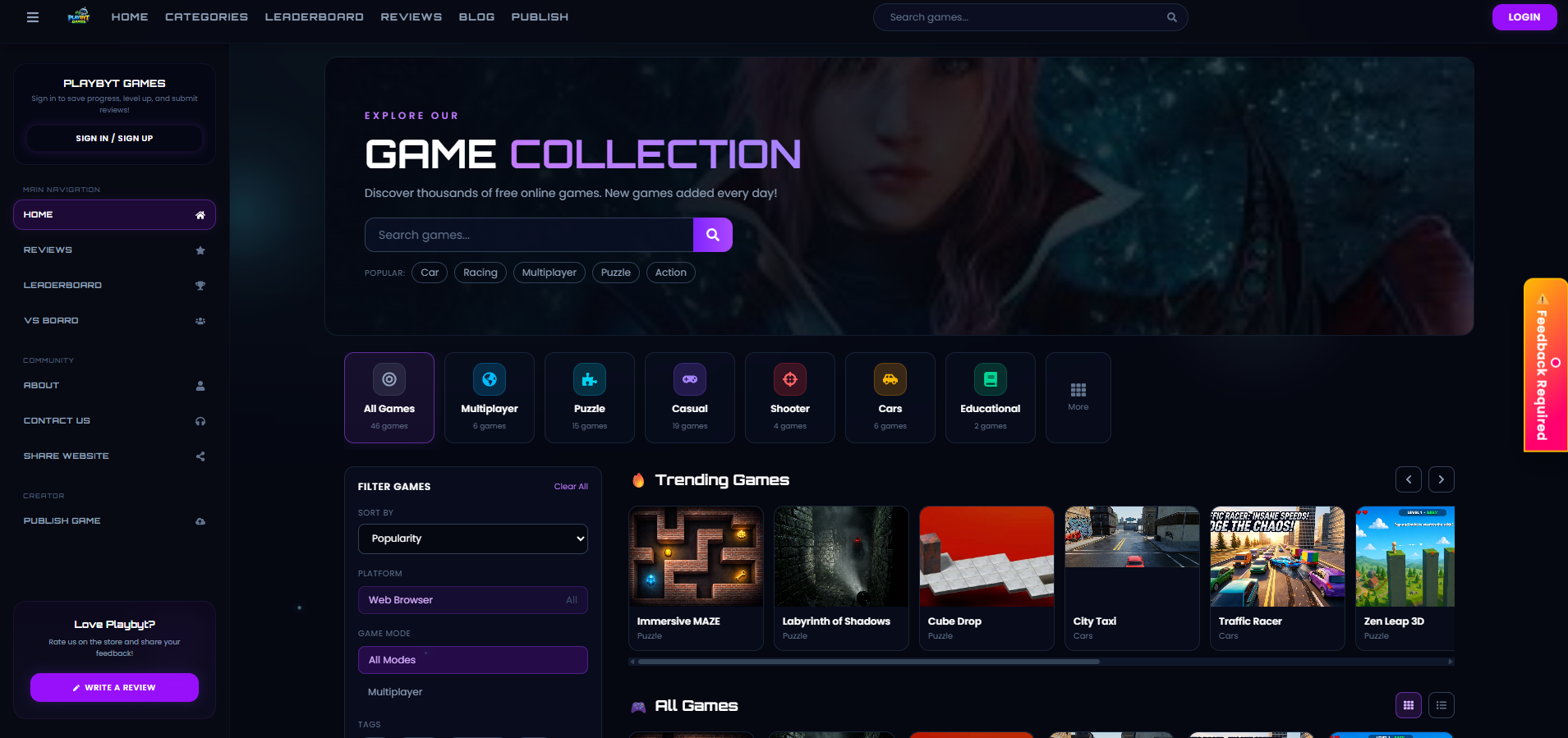 PlayByt game store