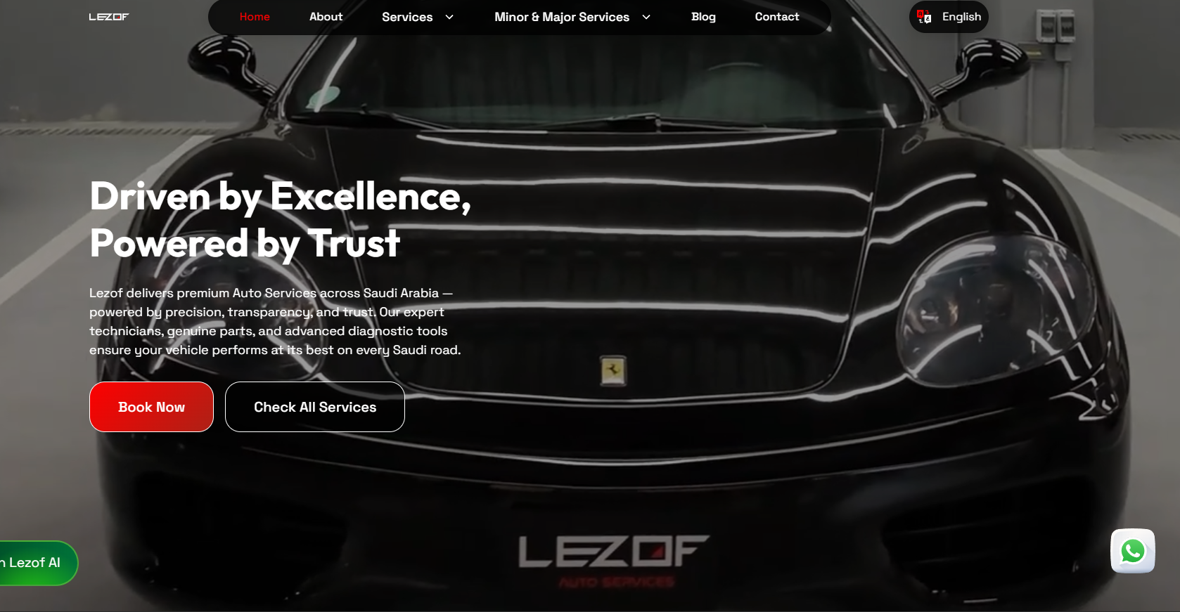Lezof tyre ecommerce platform