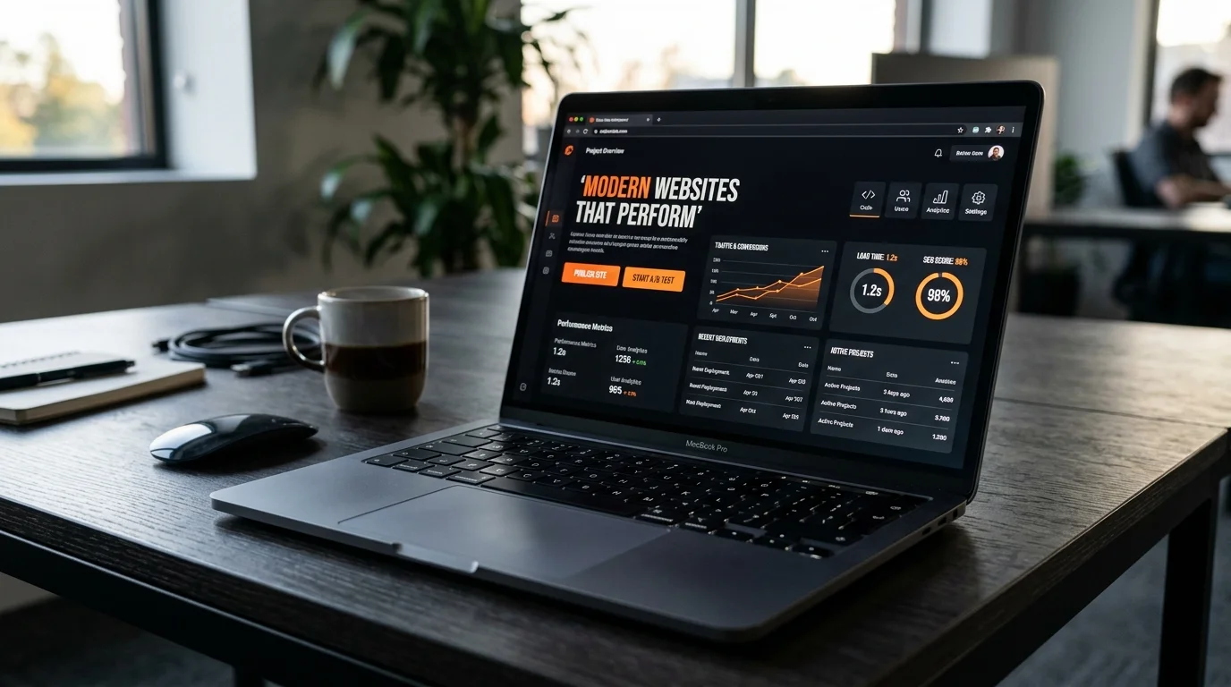 Web development platform showcase